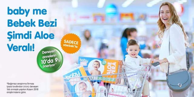 baby me Aloe Veralı Bebek Bezi Çıktı! image