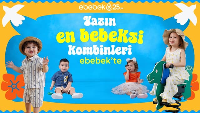 Yazın en bebeksi kombinleri ebebek’te!☀️