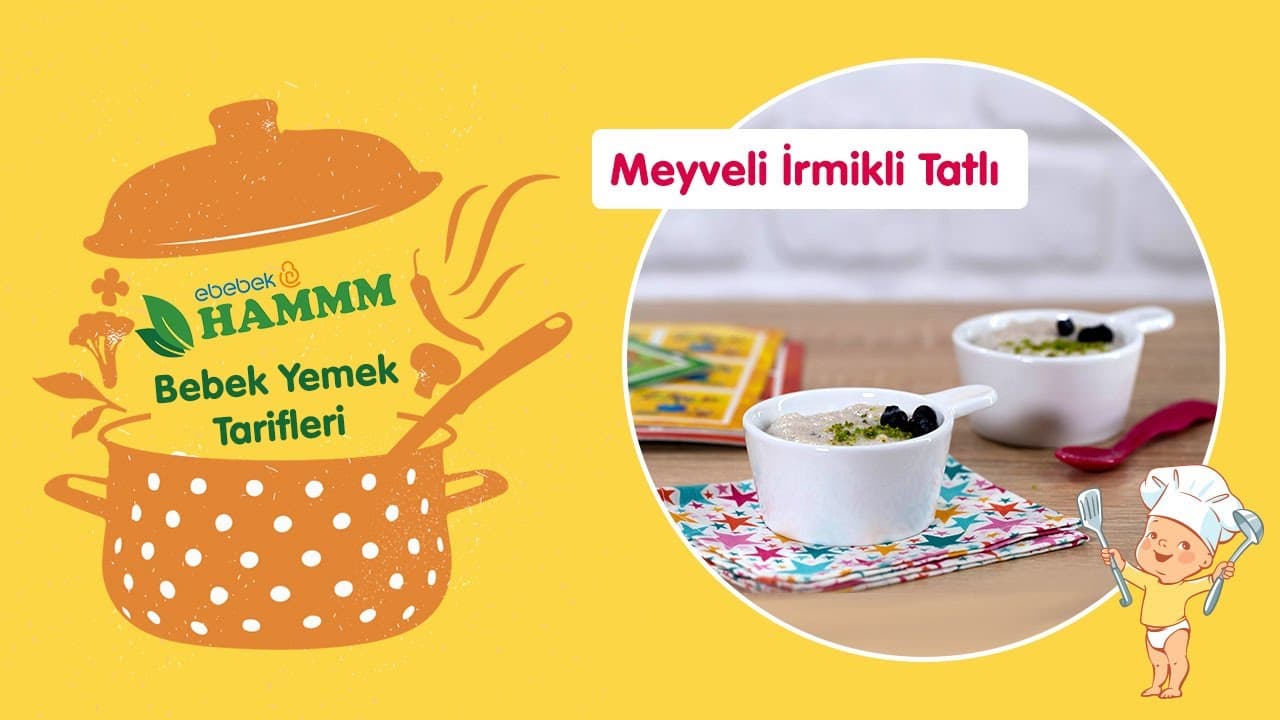 Meyveli İrmikli Tatlı | Bebek Yemek Tarifleri | Hammm Vakti
