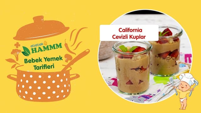Çilekli Cevizli Cuplar | Hammm Vakti image