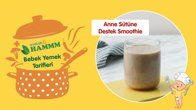 Anne Sütünü Destekleyen Smoothie | Bebek Yemek Tarifleri | Hammm Vakti image