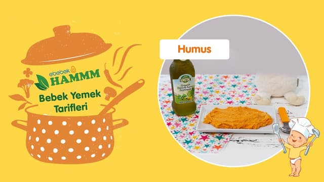 Zeytinyağlı Kırmızı Biberli Humus | Bebek Yemek Tarifleri | Hammm Vakti