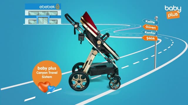 ebebek Kalitesini Takip Et! | baby plus Canyon Travel Sistem Bebek Arabası image