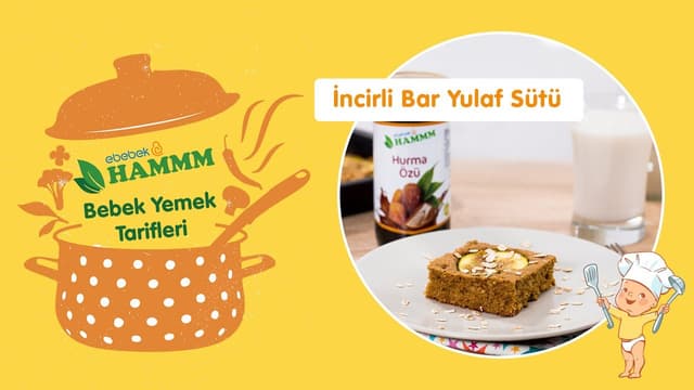 Yulaf Sütü ve incirli Bar | Bebek Yemek Tarifleri | Hammm Vakti