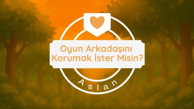 Oyun Arkadaşın Aslan'ı Korumak İster Misin? image