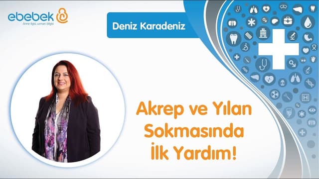 Bebeği Akrep ve Yılan Sokması - Deniz Karadeniz Bebekler İçin İlk Yardım image