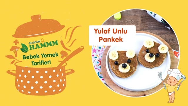 Yulaf Unlu Pankek | Bebek Yemek Tarifleri | Hammm Vakti