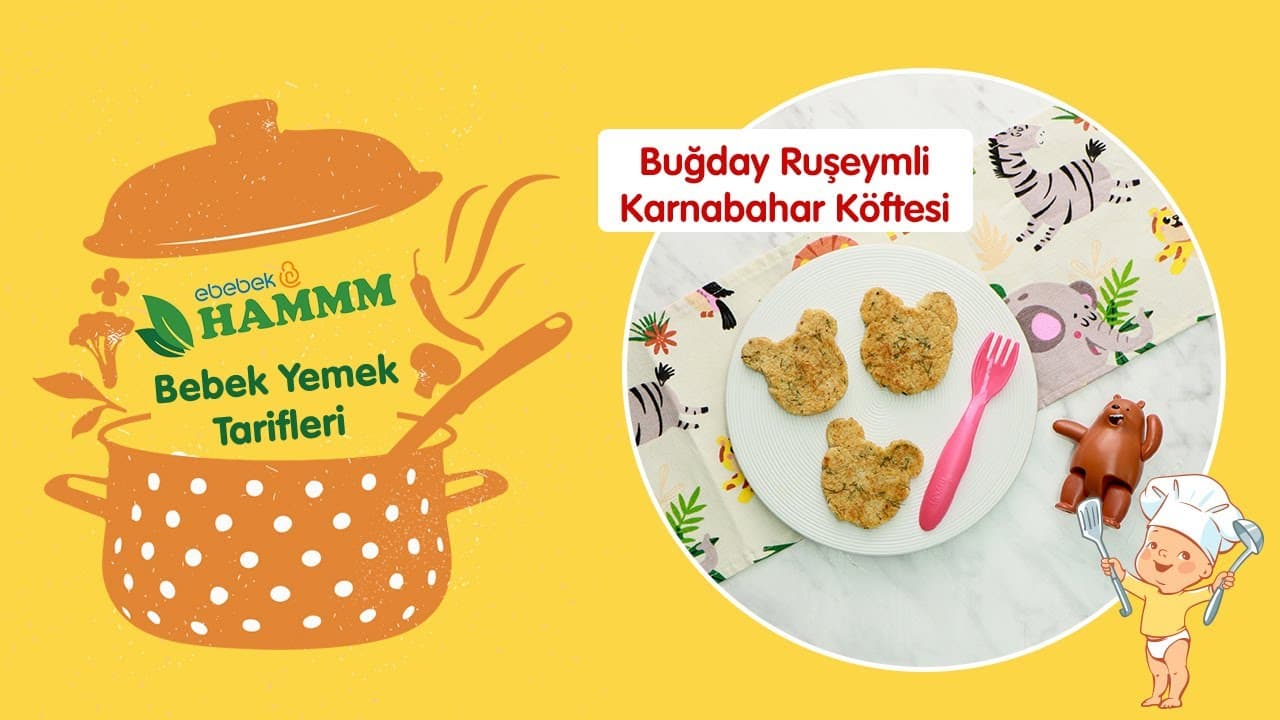 Buğday Ruşeymli Karnabahar Köftesi | Bebek Yemek Tarifleri | Hammm Vakti