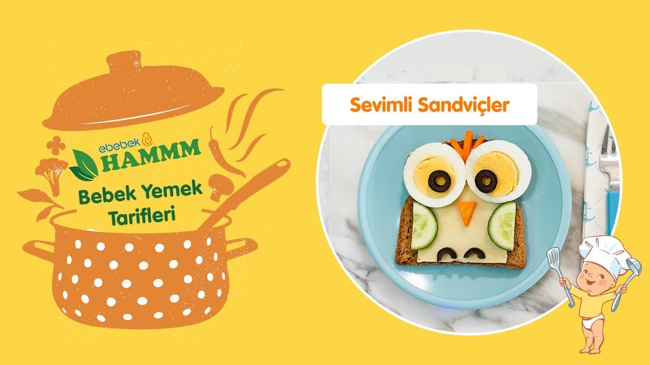 Sevimli Sandviç | Bebek Yemek Tarifleri | Hammm Vakti
