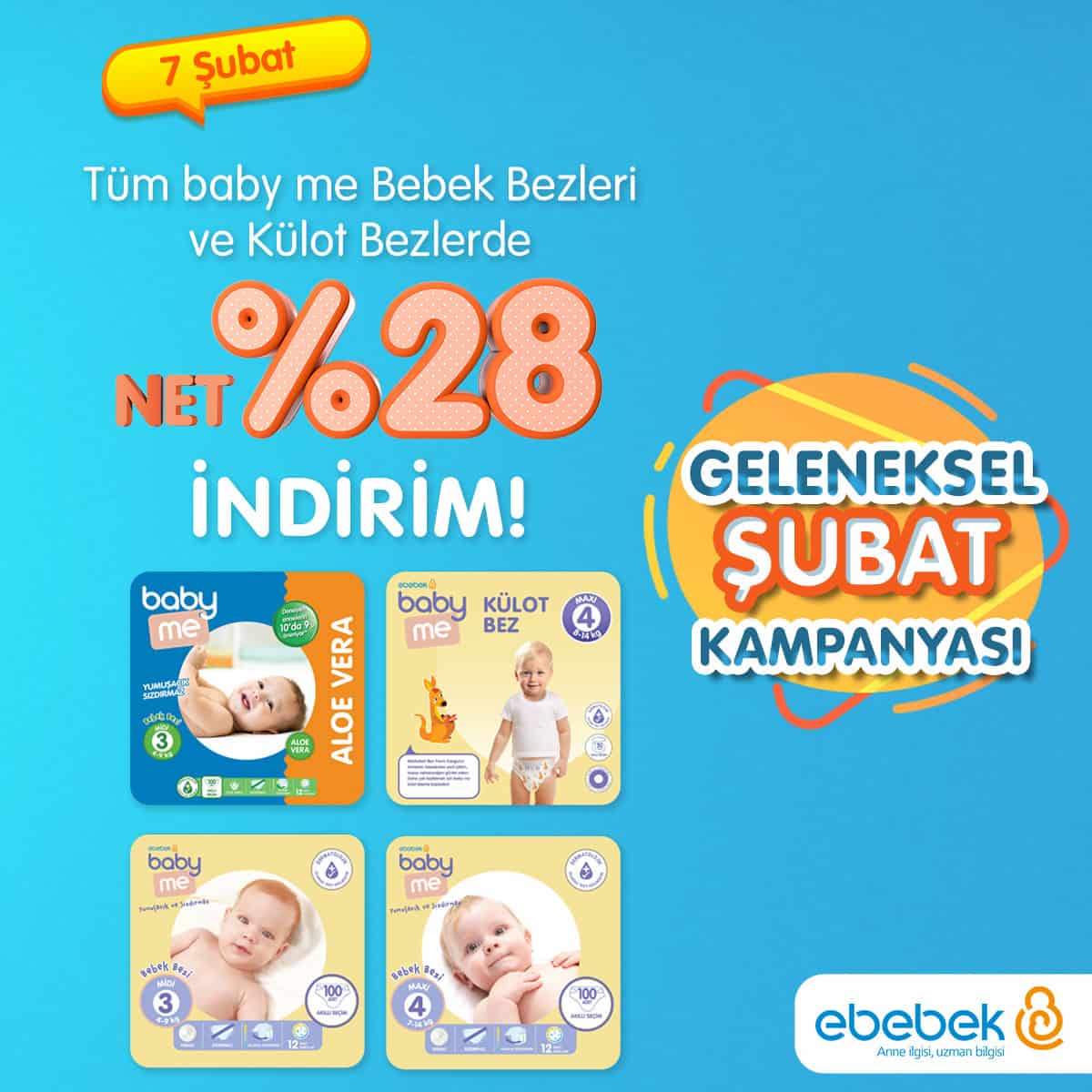 Ebebek Te Subat Indirimleri Basladi 7 13 Subat 22 Bebek Com