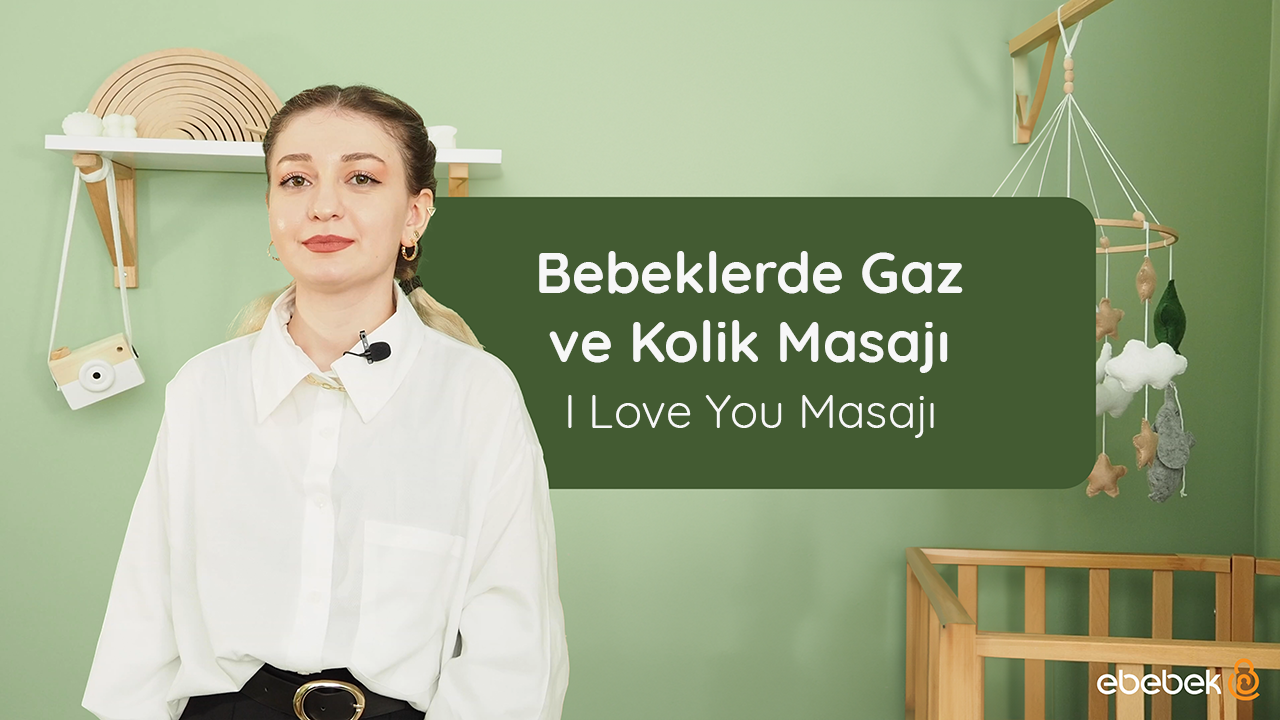 Bebeklerde Gaz Kolik Masajı